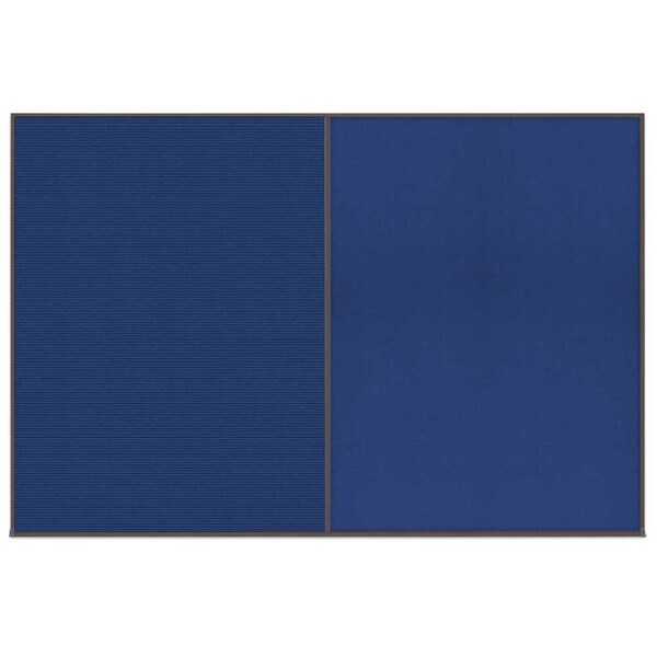 Enclosed Corkboard, 1 Door, 72"x36", 4" Fra